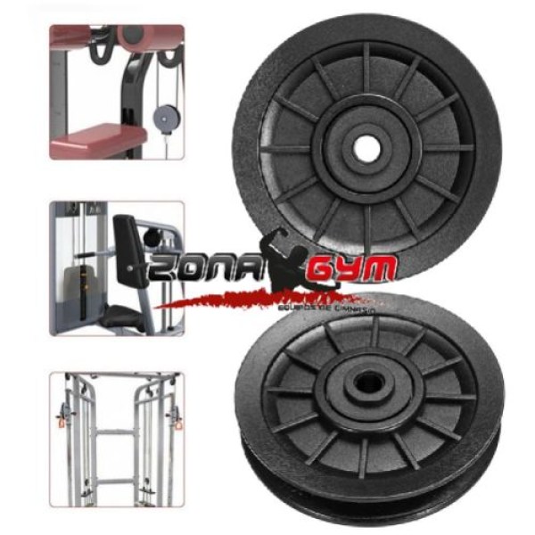 RUEDA DE POLEA CON RODAMIENTO UNIVERSAL